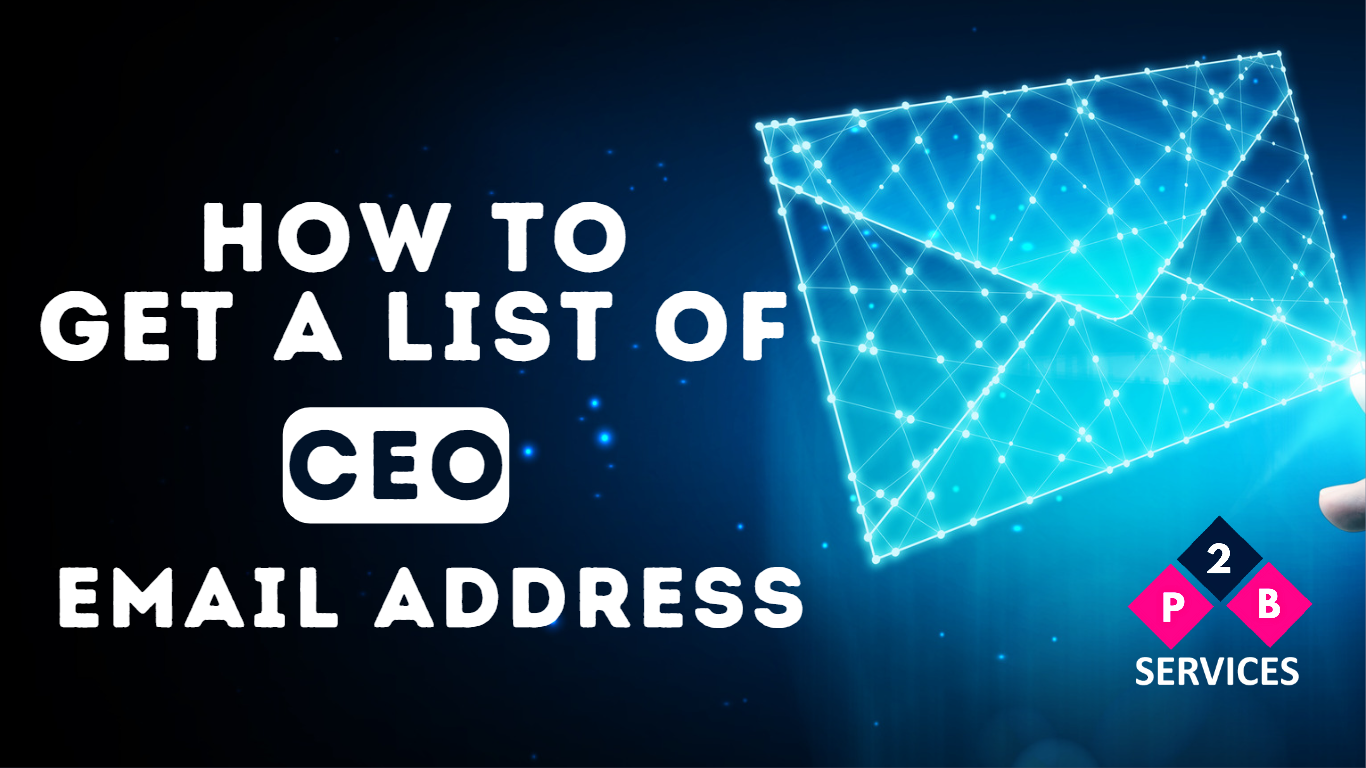 How can I get a list of ceo email address